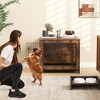 Tangkula Industrial Dog Crate Furniture Heavy-duty Kennel Cage w/ 3 Chew-proof Walls Small - 3 of 4