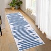 Area Rug Machine Washable Rug Non Slip Non Shedding Indoor Carpet Modern Berber Stripe Low Pile Foldable Throw Rug for Bedroom Living Room Kids Room - 3 of 4