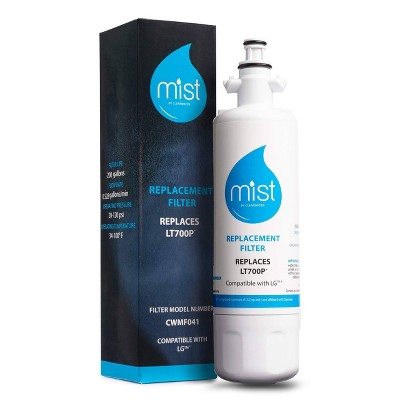 Mist LT700P Replacement for LG LT700P, ADQ36006101, Kenmore 46-9690 Refrigerator Water Filter: Carbon Cartridge, White