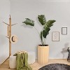 31" Marble Finish Self-Watering Planters Set of 2, Water Level Monitor, Ideal for Living Room, Office, Patio, Porch, and Garden, Black - 3 of 4