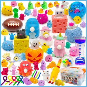 Kiditos 70 Pcs Sensory Fidget Toy Set, Stress Relief and Anxiety Toys for Kids and Adults with ADHD or Autism, Classroom Prizes and Party Favor Pack - 1 of 1