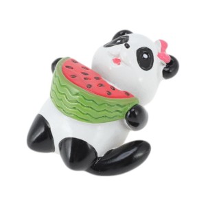 Unique Bargains Decorative Magnets Magnetic Fridge Sticker Irregular Shape Resin Black White Red 1 Pc - 1 of 3