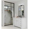 Progress Lighting Estrada 4-Light Vanity Light, Steel, Matte Black, Opal Glass. Timeless hexagonal motif for modern bathrooms. - 2 of 3