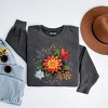 Simply Sage Market Women's  Garment Dyed Graphic Sweatshirt  Winter Plants - 3 of 3