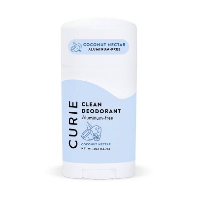Curie Aluminum Free Deodorant Stick - Coconut Nectar - 2oz
