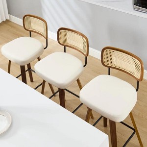 Bekrvio 26'' Swivel Counter Height Bar Stools - 1 of 4