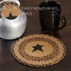 Kettle Grove Jute Trivet Stencil Star 8 - 3 of 4