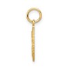 Black Bow Jewelry 14k Yellow Gold 15 Circle Charm or Pendant, 12mm - 2 of 4
