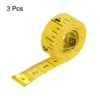 Unique Bargains Flexible Durable Fiber Double Scale Measuring Rulers 3 Pcs - 3 of 4