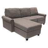 Copenhagen Reclining Sectional with Left Storage Chaise - Serta