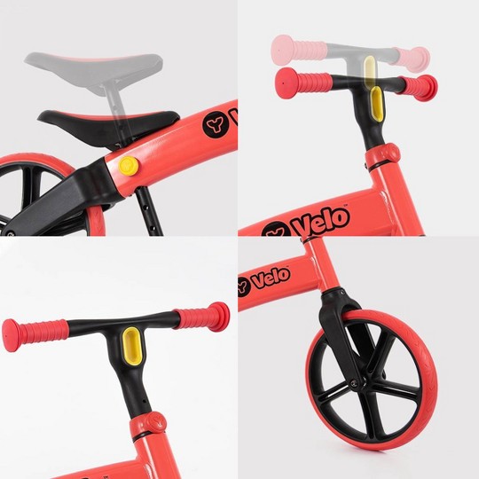 Yvolution Y Velo Senior Balance Bike for Kids No Pedals Training Bicycle Ages 3 to 5 Years Old