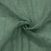 Habitat 100% Polyester Paloma Sheer Broomstick Crushed Solid Dual Header Curtain Panel Sage - 3 of 4