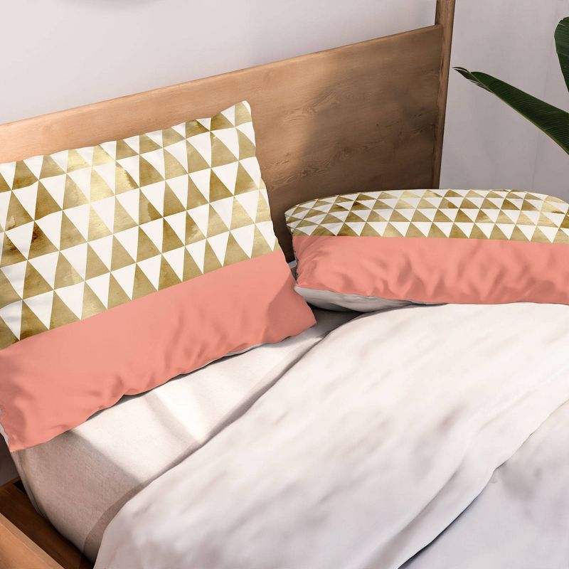 Georgiana Paraschiv Triangles Pillow Sham (Standard) 1pc - Deny Designs, 3 of 5