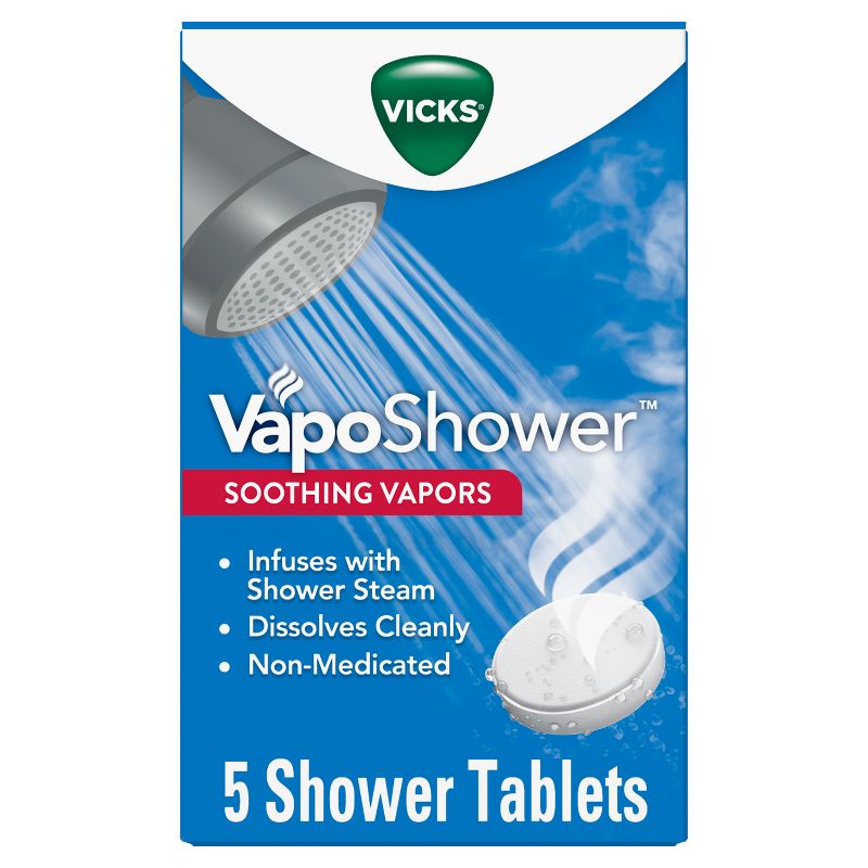 Vicks VapoShower Soothing Vapors Tablets - 5ct, 1 of 17