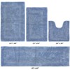 Lux Premium 100% Cotton Tufted Solid Reversible 4 Piece Bath Rug Set – Ultra-Soft, Water-Absorbent, Durable, Machine Washable Bathroom Rug - 2 of 4