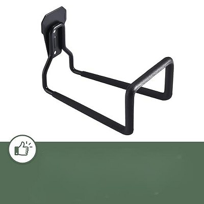 2WAYZ Black Heavy Duty Metal Wall-Mounted Hose Holder