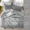 3 Pcs Waffle Weave Knit Lightweight Quilt Sets, Modern Elegant Chic Style Coverlet Set for All Season, Breathable Bed Set with Matching Shams - 3 of 4