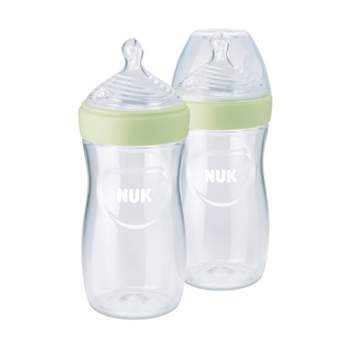 NUK 9 fl oz Simply Natural Baby Bottle - 2pk