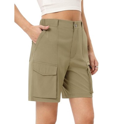Women's Hiking Cargo Shorts with Pockets Quick Dry Golf Quickly Dry Shorts for Women