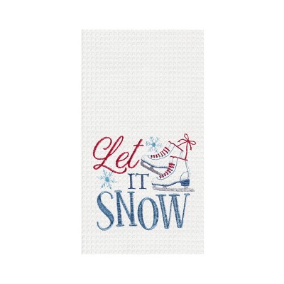 C&F Home Let It Snow Skates Towel