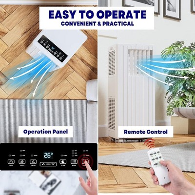 White 5000 BTU Portable Air Conditioner with Remote