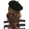 HalloweenCostumes.com One Size Fits Most   Black Beret Accessory, Black - 4 of 4
