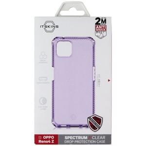 ITSKINS Spectrum // Clear Series Case for OPPO Reno4 Z - Light Purple - 1 of 1