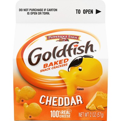 Pepperidge Farm Goldfish Cheddar Crackers - 2oz Carton : Target