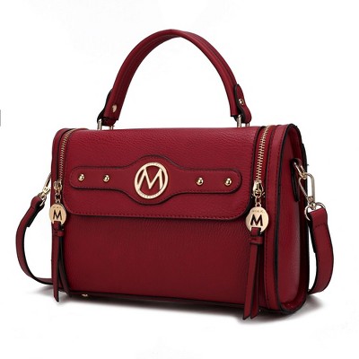 MKF Collection Sabrina Women's Vegan Leather Shoulder satchel Handbag by Mia K