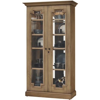 Howard Miller 670011 Howard Miller Chasman Ii Curio Cabinet 670011 Aged Natural