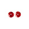 John Bead 1600pcs 6mm Red Flat Round Plastic Loose Sequins Hologram with Hole for DIY Crafts Making Sewing Embroidery Clothes Decoration - 3 of 4