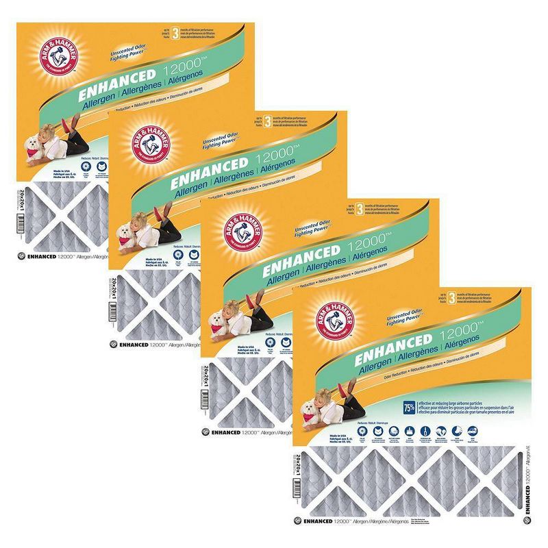 Arm & Hammer 4pk Air Filters, 1 of 7