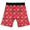 Marvel Comics Mens' Spider-Man Logo Tag-Free Boxers Underwear Boxer Briefs Red - 4 of 4