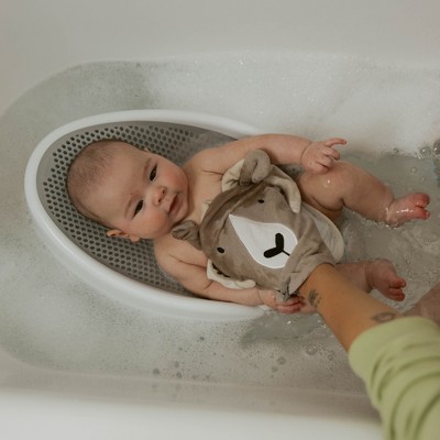 Adorable Beige Cotton Critter Mitt Washcloth Glove
