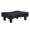 NicBex 42.52" Modern Wooden Handcraft Drum Coffee Table,Irregular Shaped Coffee Table with Sturdy Pedestal for Living Room - 3 of 4