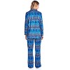 Ashford & Brooks Women's Minky Micro Fleece Button Up Pajama Set - 3 of 4