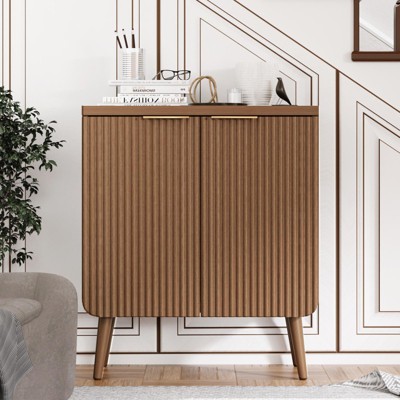 Sevobal Decorative Lockers, Self-Serve Lockers Recessed Cabinets In Kitchen and Dining Room Entrance Cabinets, Brown 23.6*11.8*27.6
