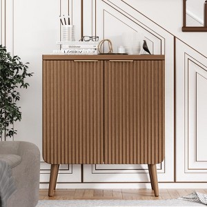 Sevobal Decorative Lockers, Self-Serve Lockers Recessed Cabinets In Kitchen and Dining Room Entrance Cabinets, Brown 23.6*11.8*27.6 - 1 of 4