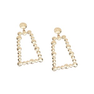 SOHI Women's California Gold Party Stone Drop Earring - 1 of 4