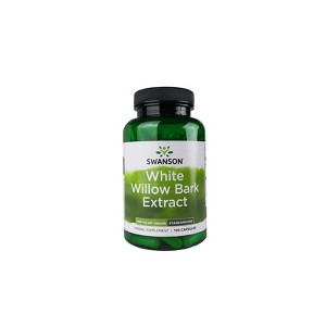 Swanson Herbal Supplements White Willow Bark Extract - Standardized 500 mg 120 Caps. - 1 of 2