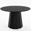 Dovelina Mid-Century Wood Round Dining Table Kitchen Table Dining Room Table for 4 People - 46", Black - image 4 of 4