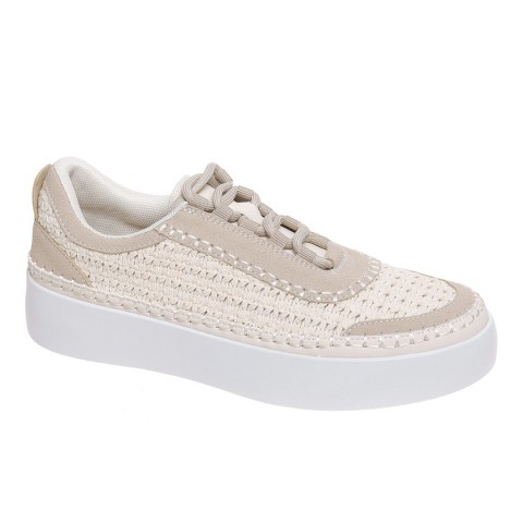 Женские кроссовки Outwoods Womens Shauna-2 Lace Up Fashion Sneakers, Cream (7)