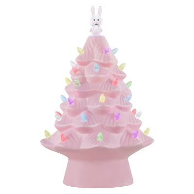 Target Is Selling Pink Ceramic Christmas Trees For An Adorably