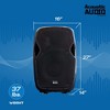 Acoustic Audio by Goldwood Wireless Portable Bluetooth Multicolored LED Speaker System with Stand, Microphone, and Remote Control - 3 of 4
