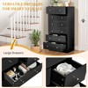 Karl Home Large 7-Drawer Dresser for Bedroom and Chest of Drawers with Sturdy Construction Wood Storage Organizer for Closet In Black - 3 of 4