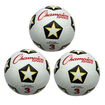 : Champion Sports RFB3 Rubber Sports Ball, for Football