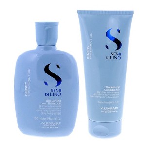 Alfaparf Semi Di Lino Density Thickening Low Shampoo, 8.45 oz & Alfaparf Semi Di Lino Density Thickening Conditioner, 6.76 oz DUO - 1 of 4
