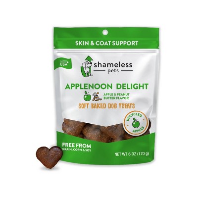 Shameless Pets Applenoon Delight Flavor Soft Baked Chewy Dog Treats - 6oz