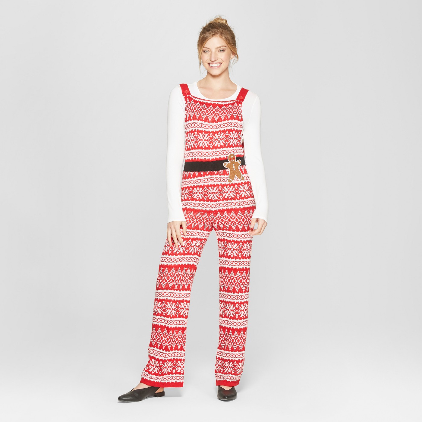 Women's Ugly Christmas Fair Isle Jumpsuit