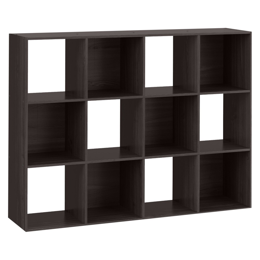 12-Cube Organizer Shelf Espresso Brown 11 - Room Essentials